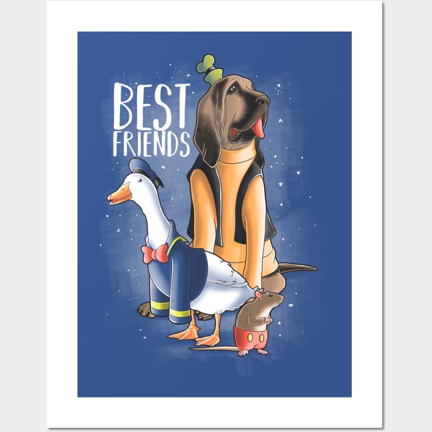 Best friends Wall Art by Cromanart